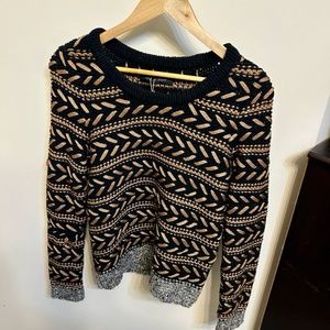 Beautiful unique Rag & Bone Lisbeth metallic sweater